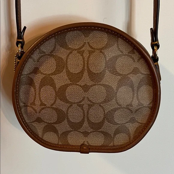 Special Edition Coach by Keith Haring Brown and Tan Mini Canteen Crossbody - Picture 4 of 10